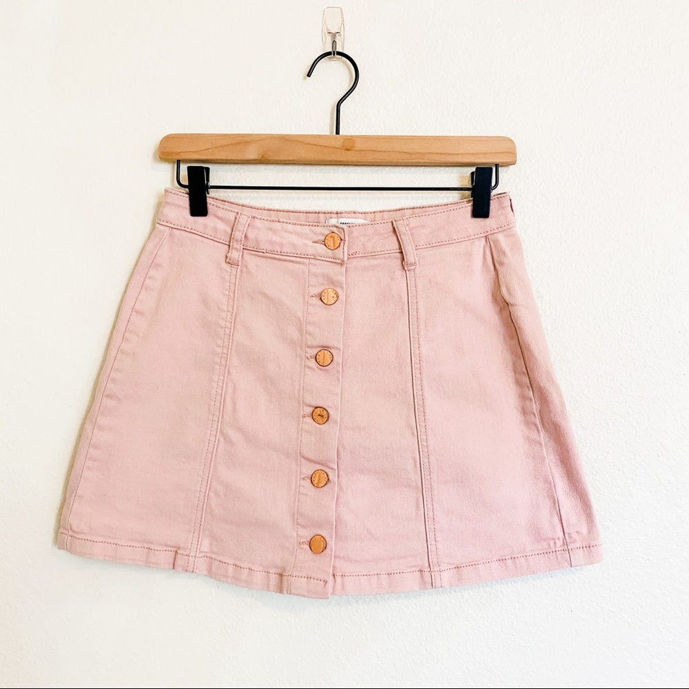 Forever 21 | rose denim skirt
